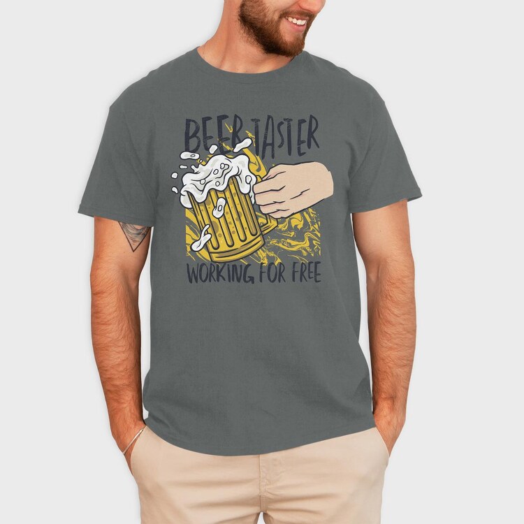 Beer Taster, Tricou Barbati (Unisex)