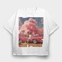 Couple Explosion, Tricou Oversize Barbati (Unisex)
