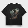 Bike Mountain, Tricou Oversize Barbati (Unisex)