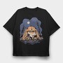Bike Packing Camping, Tricou Oversize Barbati (Unisex)