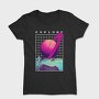Saturn Planet Vaporwave Explore, Tricou Femei