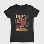 Satanic Cat Animal In Hell Cute Goth 07, Tricou Femei