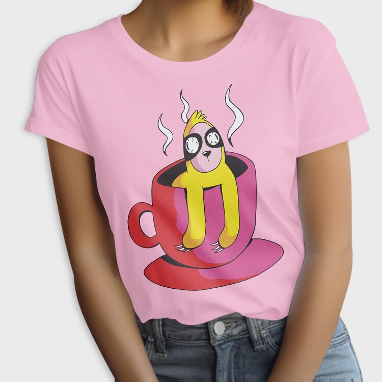Sloth On Coffee, Tricou Femei