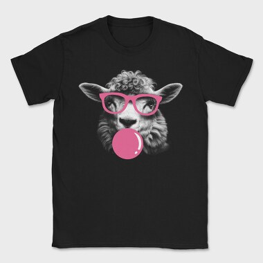 Sheep Monochrome Bubblegum, Tricou Barbati (Unisex)