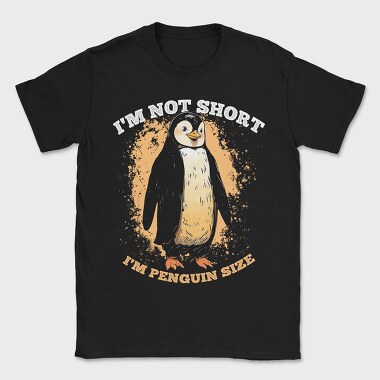 Short Penguin, Tricou Barbati (Unisex)