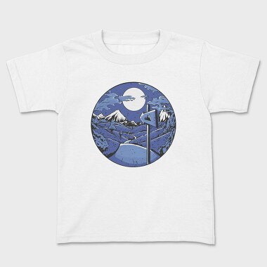 Signpost Mountain Night, Tricou Copii