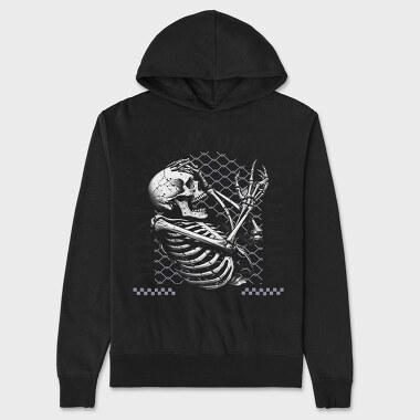 Silent Scream of a Skeleton, Hanorac Oversize Barbati (Unisex)