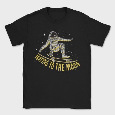 Skating to the Moon, Tricou Barbati (Unisex)