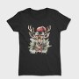 Santa Deer Christmas Tote, Tricou Femei