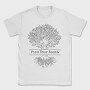 Tree Roots Line Art Find Your Roots, Tricou Barbati (Unisex)