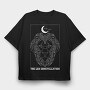 Leo Constellation, Tricou Oversize Barbati (Unisex)