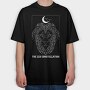 Leo Constellation, Tricou Oversize Barbati (Unisex)
