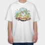 Gift Cat, Tricou Oversize Barbati (Unisex)