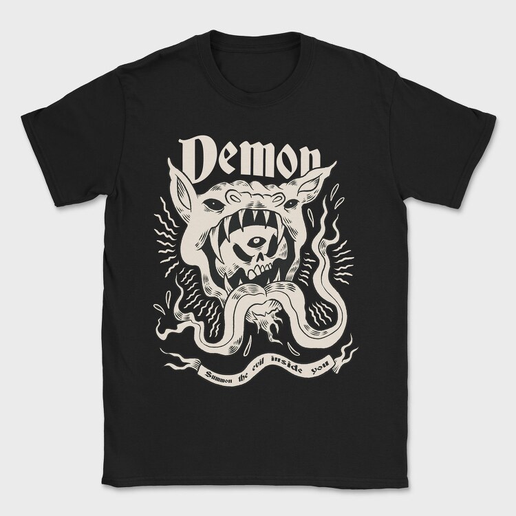 Satanic Creature Dark Magic 04, Tricou Barbati (Unisex)