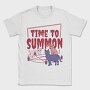 Satanic Cats With Pentagram Time To Summon, Tricou Barbati (Unisex)