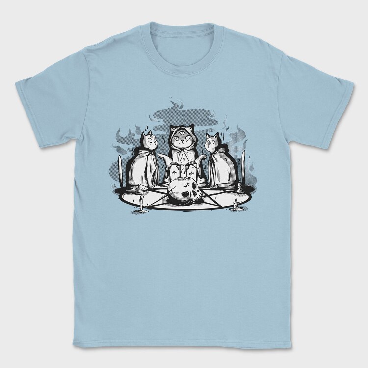 Satanic Cat Animal Ritual, Tricou Barbati (Unisex)