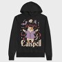 Satanic Cat Animal Magic Ritual Cute Goth 01, Hanorac Oversize Barbati (Unisex)