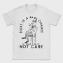 Sarcastic Fox I Don T Care, Tricou Barbati (Unisex)