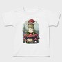 Santa Hat Frog Holiday Christmas Cottagecore, Tricou Copii