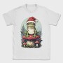 Santa Hat Frog Holiday Christmas Cottagecore, Tricou Barbati (Unisex)