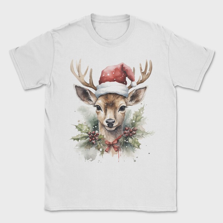 Santa Deer Christmas Tote, Tricou Barbati (Unisex)