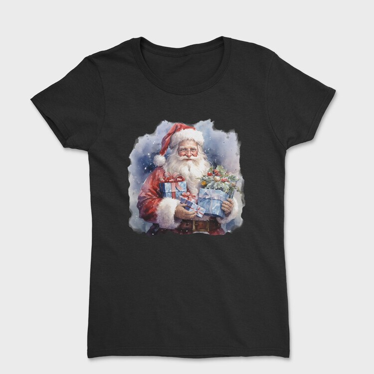 Santa Claus With Gifts, Tricou Femei