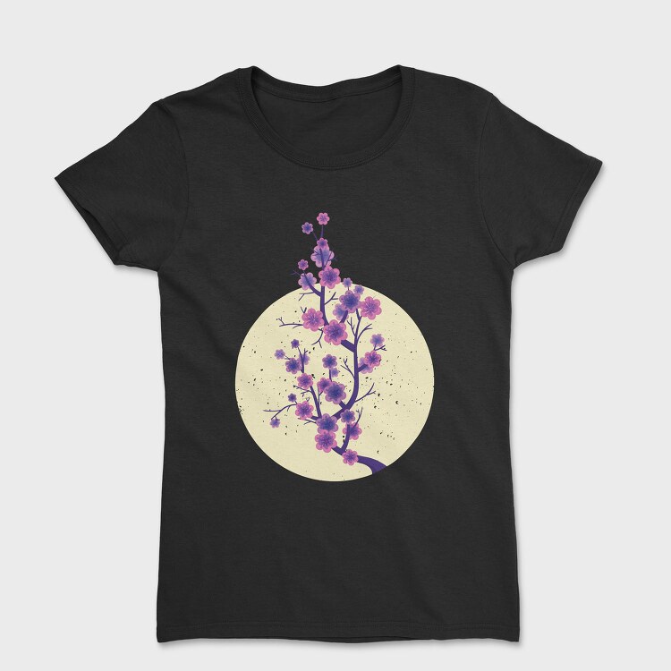 Sakura Cherry Blossom 001, Tricou Femei