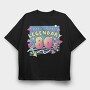 Born in the Legendary 80 S, Tricou Oversize Barbati (Unisex)