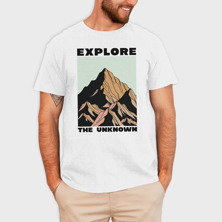 Explore the Unknown, Tricou Barbati (Unisex)