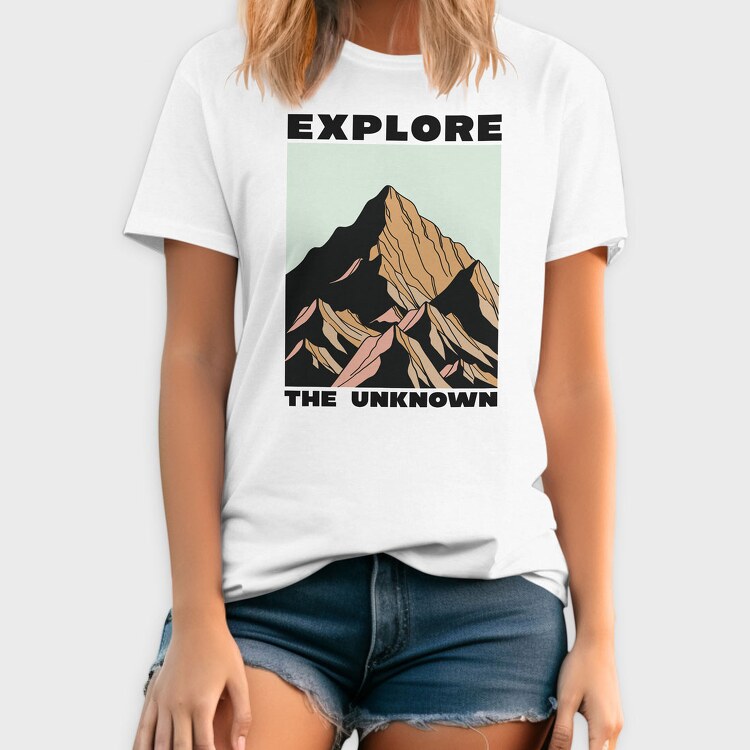 Explore the Unknown, Tricou Barbati (Unisex)
