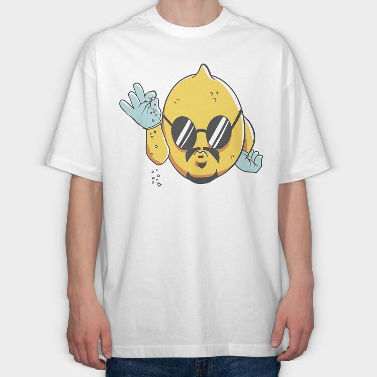 Salt And Lemon Parody, Tricou Oversize Barbati (Unisex)