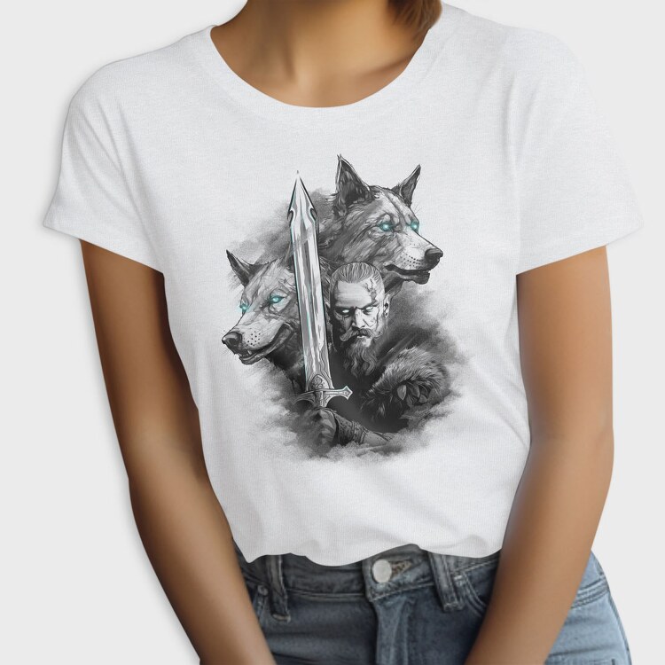 Viking and Wolves, Tricou Femei