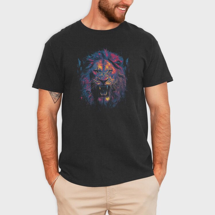 Lion Colors, Tricou Barbati (Unisex)