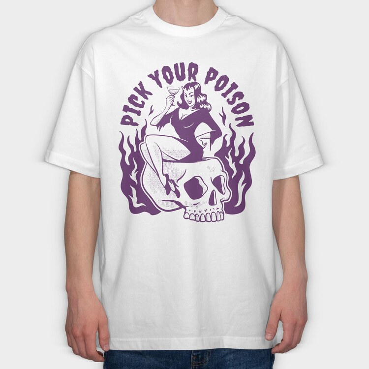 Pick Your Poison, Tricou Oversize Barbati (Unisex)