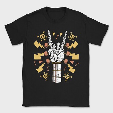 Skeleton Hand Guitar, Tricou Barbati (Unisex)