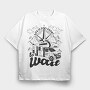 Life Is Too Short to Wait, Tricou Oversize Barbati (Unisex)