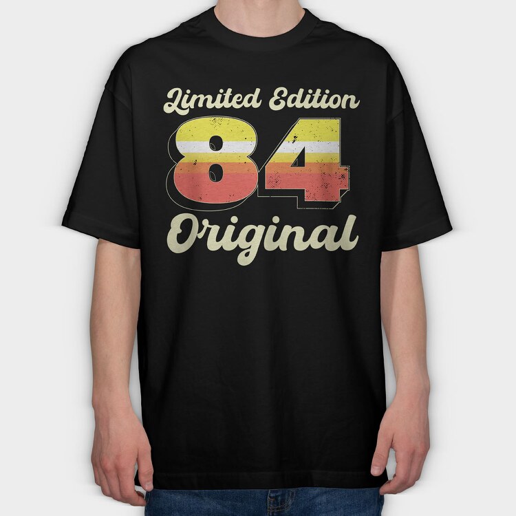 Limiteed Edition 84, Tricou Oversize Barbati (Unisex)