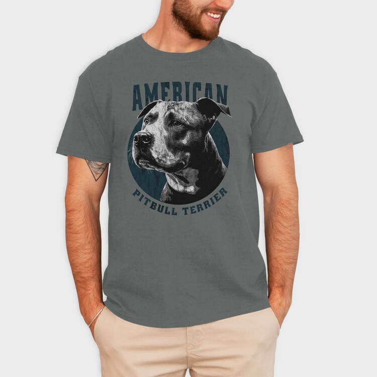 American Bull Terrier, Tricou Barbati (Unisex)