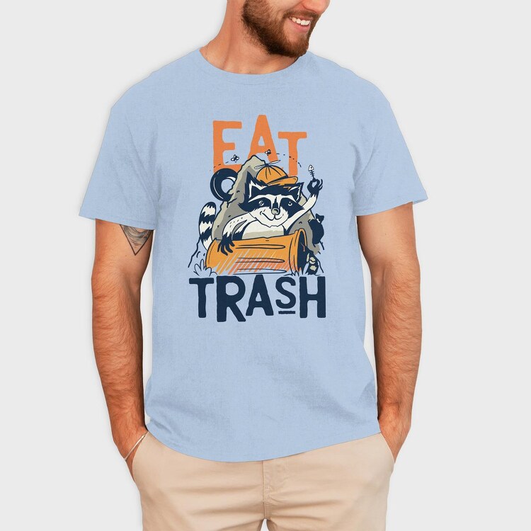 Eat Trash, Tricou Barbati (Unisex)