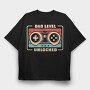 Dad Level Unlocked, Tricou Oversize Barbati (Unisex)