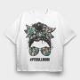 Pitbull Mom, Tricou Oversize Barbati (Unisex)