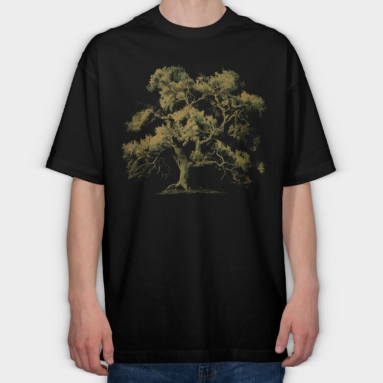 Live Oak, Tricou Oversize Barbati (Unisex)