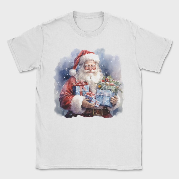 Santa Claus With Gifts, Tricou Barbati (Unisex)