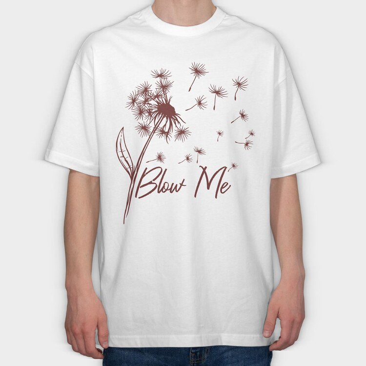Dandelion, Tricou Oversize Barbati (Unisex)