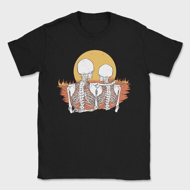 Skeletons Love Sunset, Tricou Barbati (Unisex)