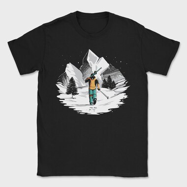 Skiing Mountain Engineering, Tricou Barbati (Unisex)