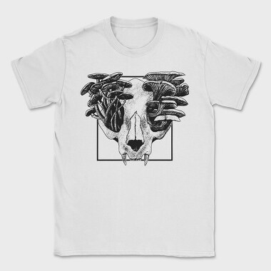 Skull Fungi, Tricou Barbati (Unisex)