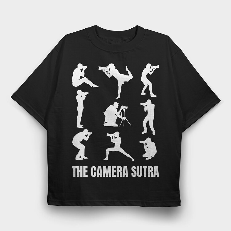 Camerasutra Funny, Tricou Oversize Barbati (Unisex)