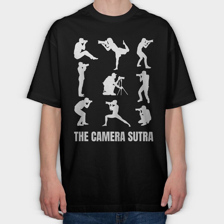 Camerasutra Funny, Tricou Oversize Barbati (Unisex)