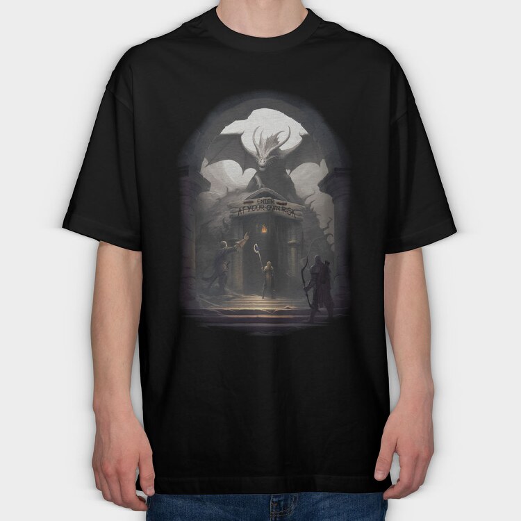 Dangerous Dungeon, Tricou Oversize Barbati (Unisex)